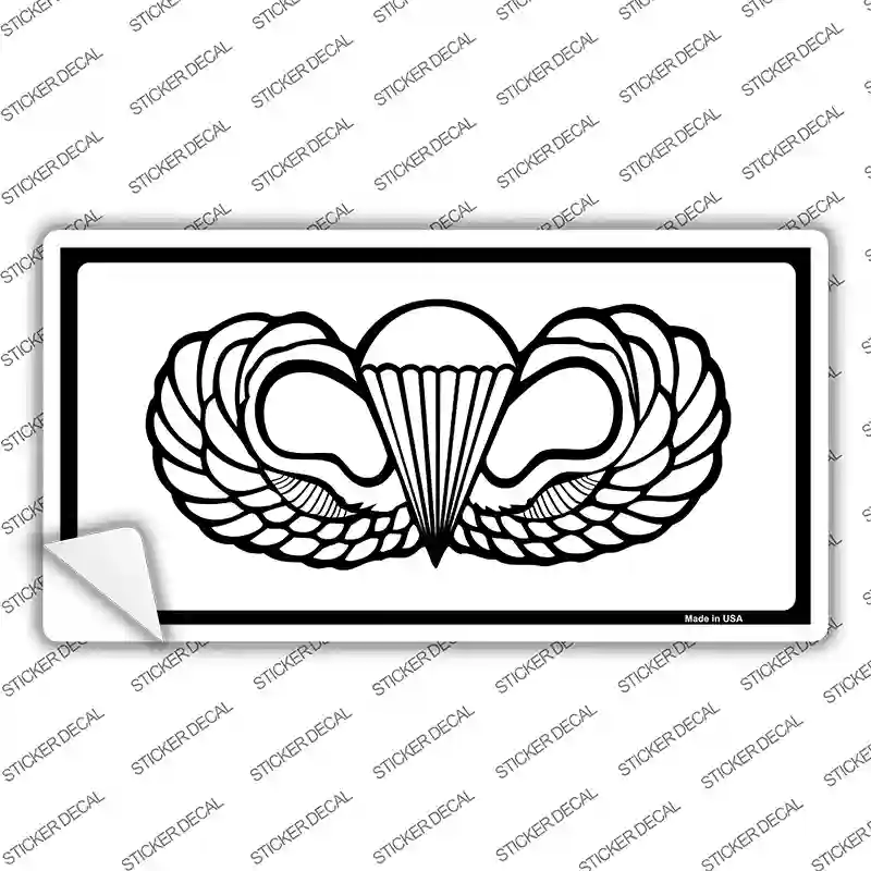 Parachute Badge Novelty Sticker Decal