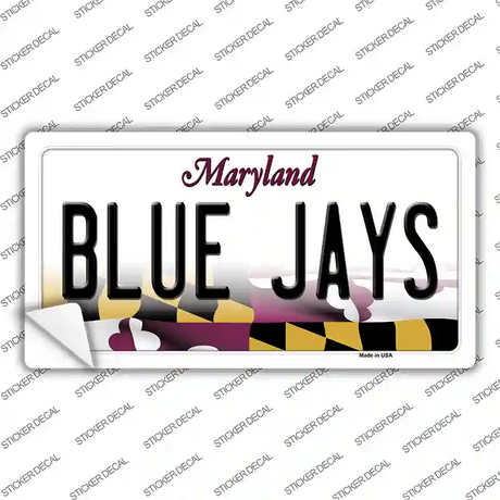 Blue Jays MD Novelty Sticker Decal