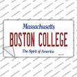 Boston College MA Novelty Sticker Decal