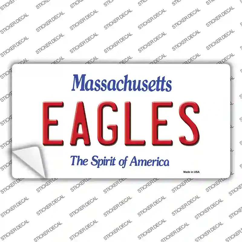 Eagles MA Novelty Sticker Decal