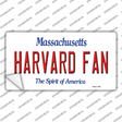 Harvard Fan MA Novelty Sticker Decal