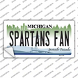 Spartans Fan MI Novelty Sticker Decal