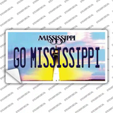 Go Mississippi MS Novelty Sticker Decal