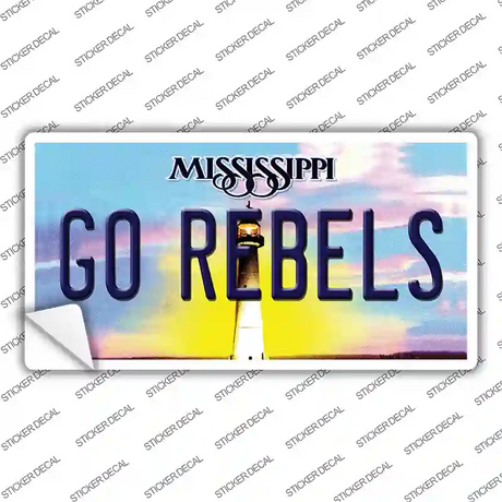 Go Rebels MS Novelty Sticker Decal