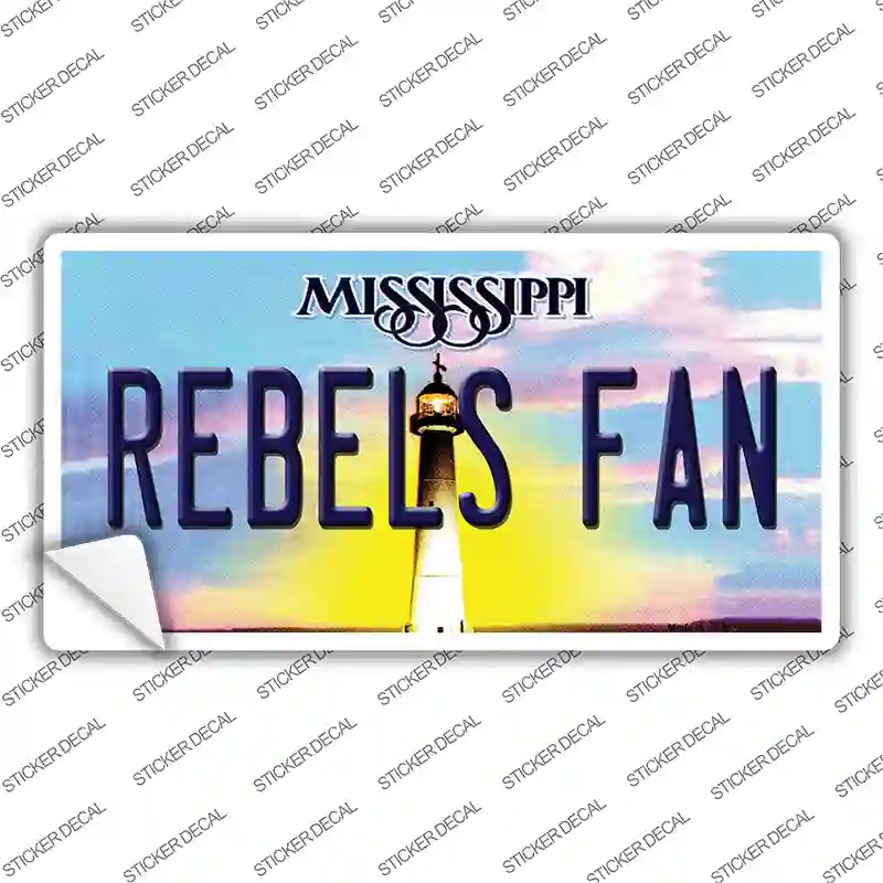 Rebels Fan MS Novelty Sticker Decal