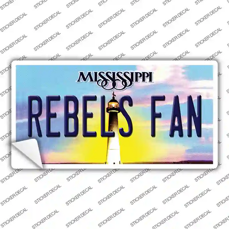 Rebels Fan MS Novelty Sticker Decal