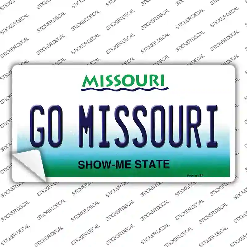 Go Missouri MO Novelty Sticker Decal