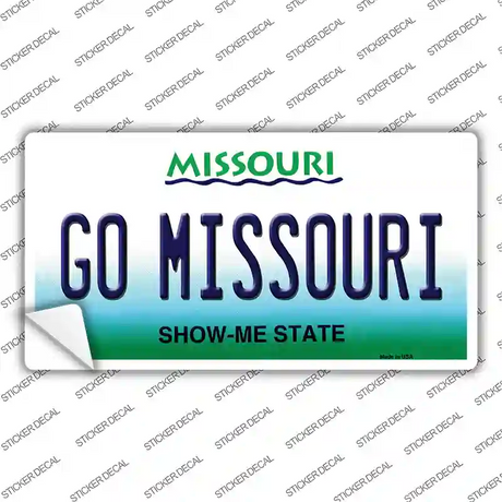 Go Missouri MO Novelty Sticker Decal