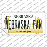 Nebraska Fan NE Novelty Sticker Decal