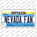 Nevada Fan NV Novelty Sticker Decal