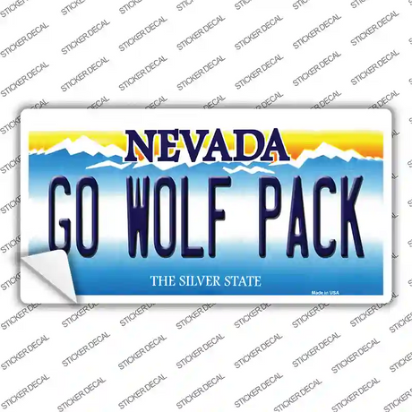 Go Wolf Pack NV Novelty Sticker Decal