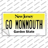 Go Monmouth NJ Novelty Sticker Decal