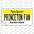 Princeton Fan NJ Novelty Sticker Decal