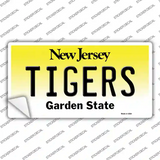 Tigers NJ Novelty Sticker Decal