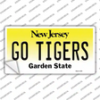New Jersey Go Tigers NJ Novelty Sticker Decal