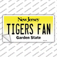 Tigers Fan New Jersey NJ Novelty Sticker Decal