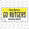 Go Rutgers NJ Novelty Sticker Decal