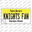 Knights Fan NJ Novelty Sticker Decal