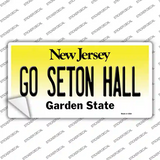 Go Seton Hall NJ Novelty Sticker Decal