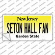 Seton Hall Fan NJ Novelty Sticker Decal