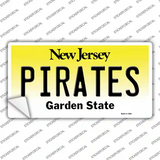 Pirates NJ Novelty Sticker Decal