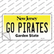 Go Pirates NJ Novelty Sticker Decal