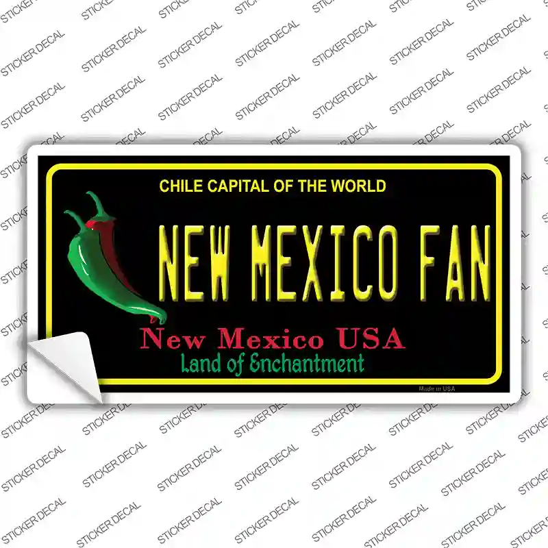New Mexico Fan NM Novelty Sticker Decal