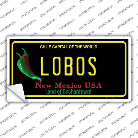 Lobos NM Novelty Sticker Decal
