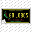 Go Lobos NM Novelty Sticker Decal