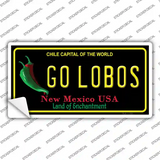 Go Lobos NM Novelty Sticker Decal