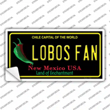 Lobos Fan NM Novelty Sticker Decal