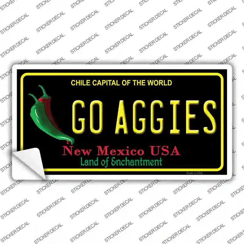Go Aggies NM Novelty Sticker Decal