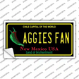 Aggies Fan NM Novelty Sticker Decal