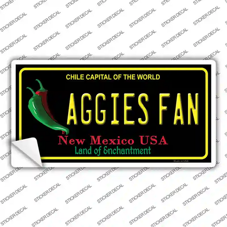 Aggies Fan NM Novelty Sticker Decal
