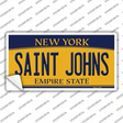 Saint Johns NY Novelty Sticker Decal