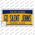 Go Saint Johns NY Novelty Sticker Decal