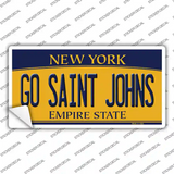 Go Saint Johns NY Novelty Sticker Decal
