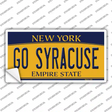 Go Syracuse NY Novelty Sticker Decal