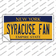 Syracuse Fan NY Novelty Sticker Decal