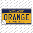 Orange NY Novelty Sticker Decal