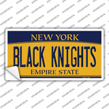 Black Knights NY Novelty Sticker Decal