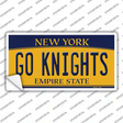 Go Black Knights NY Novelty Sticker Decal
