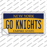 Go Black Knights NY Novelty Sticker Decal