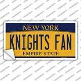 Black Knights Fan NY Novelty Sticker Decal