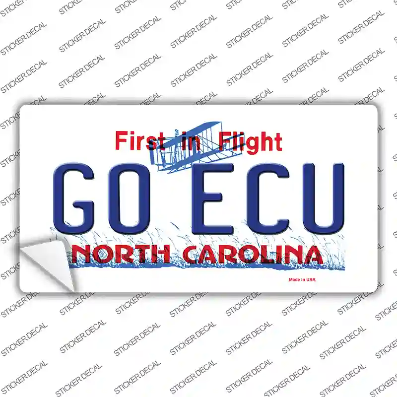 Go East Carolina Univ NC Novelty Sticker Decal