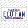 East Carolina Univ Fan NC Novelty Sticker Decal
