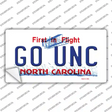 Go Univ North Carolina NC Novelty Sticker Decal