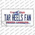 Tar Heels Fan NC Novelty Sticker Decal