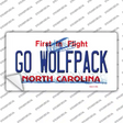 Go Wolfpack NC Novelty Sticker Decal