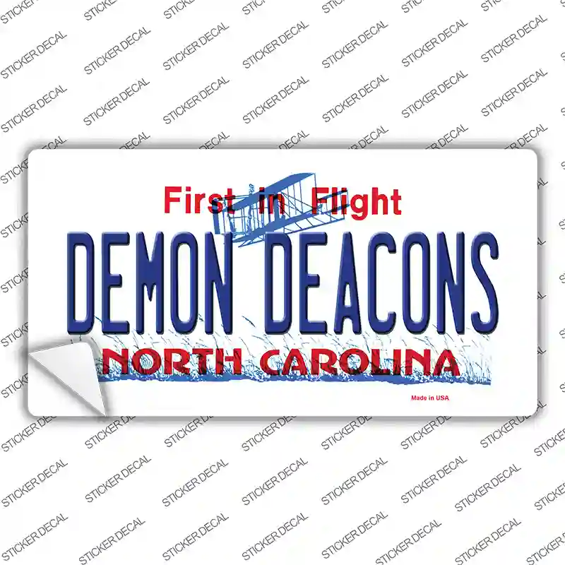 Demon Deacons NC Novelty Sticker Decal
